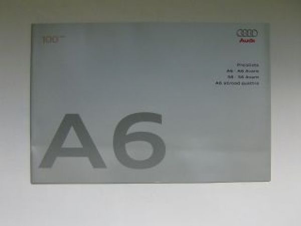 Audi Preisliste A6+S6 +Avant +allroad quattro April 2007