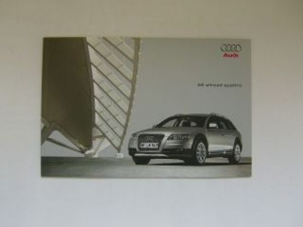 Audi A6 allroad quattro Prospekt September 2007 NEU