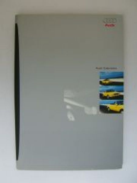 Audi Cabriolet Prospektmappe (8G) Juli 1996 NEU