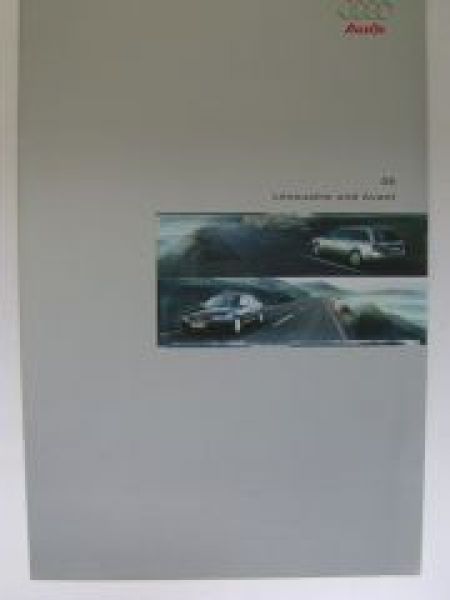 Audi S6 Limousine & Avant Prospekt September 1999 NEU