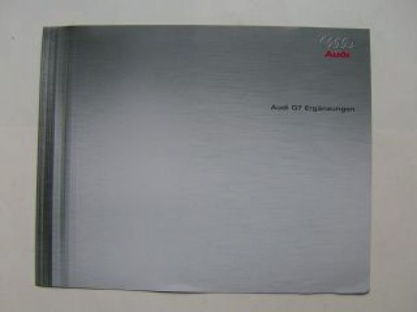 Audi Q7 Ergänzungen Prospekt 3.0TDi quattro
