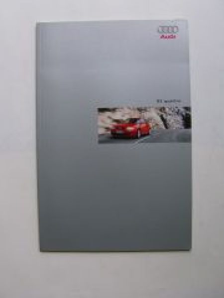 Audi S3 quattro Prospekt (8L) Juli 1999 UK Englisch NEU