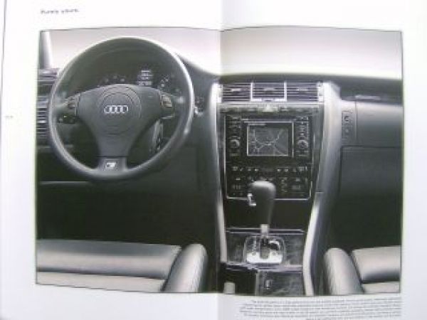 Audi S8 quattro Prospekt März 1999 UK Englisch NEU