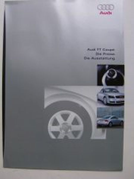 Audi Preisliste TT Coupe Österreich November 1999 NEU