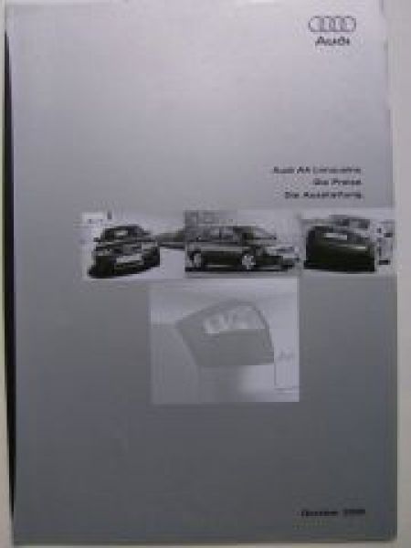 Audi Preisliste A4 Limousine Österreich Oktober 2000 NEU