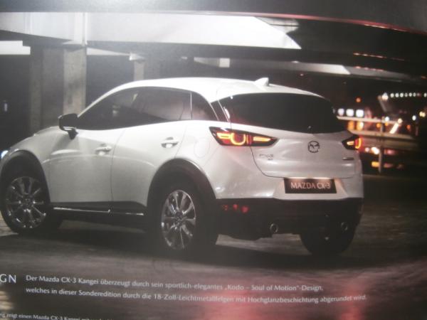 Mazda CX-3 Kangei Katalog Januar 2019+Preise Skyactiv-G121 G150