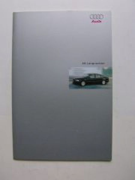 Audi A8 Langversion Prospekt Juni 2000 Rarität (Typ 4D8)