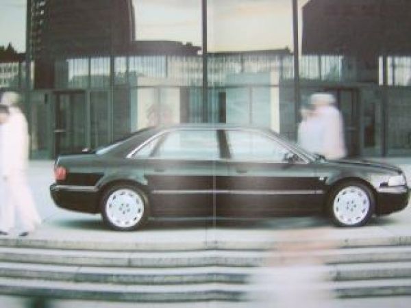 Audi A8 Langversion Prospekt Juni 2000 Rarität (Typ 4D8)