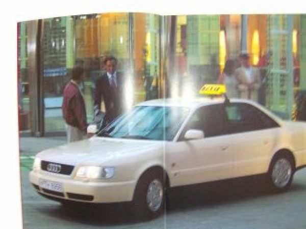 Audi Taxi-Modelle. Prospekt September 1994 NEU