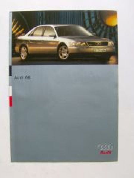 Audi A8 (4D2) Prospekt Juni 1995 2.8+3.7 +4.2 +quattro