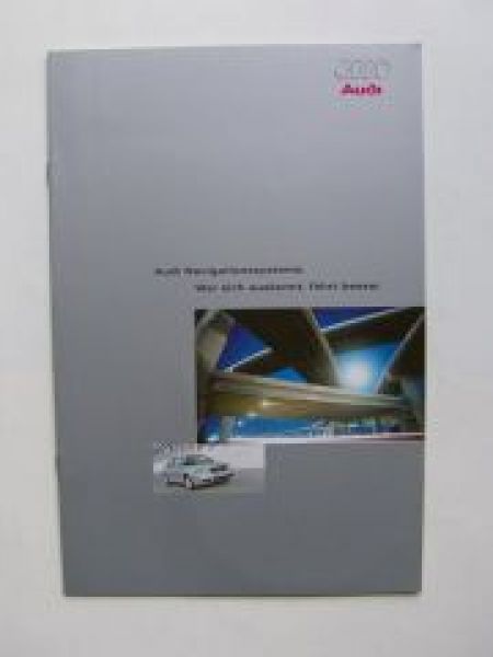 Audi Navigationssysteme Prospekt Dezember 2002 +CD-Rom