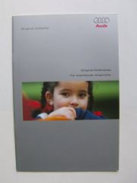 Audi Original Zubehör Kindersitze Prospekt Juni 2000 NEU