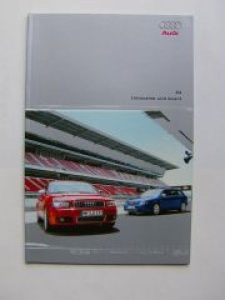 Audi S4 Limousine & Avant Prospekt Dezember 2002 NEU