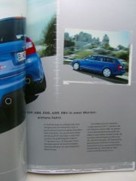 Audi S4 Limousine & Avant Prospekt Dezember 2002 NEU
