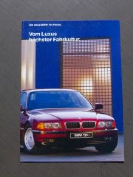 BMW 730i 740i 750i E38 Prospekt März 1994 Rarität NEU