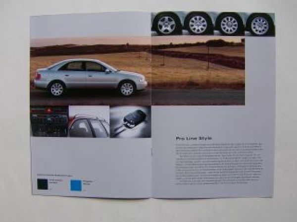 Audi A4 Professional Line Prospekt Januar 2000 NEU