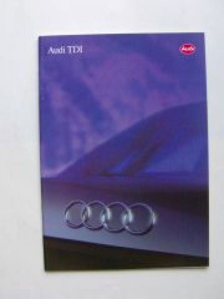 Audi TDI Prospekt 80, 100 +Avantmodelle Juli 1993 NEU