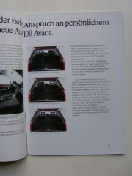 Audi 100 Avant (C4) Prospekt Januar 1992 NEU