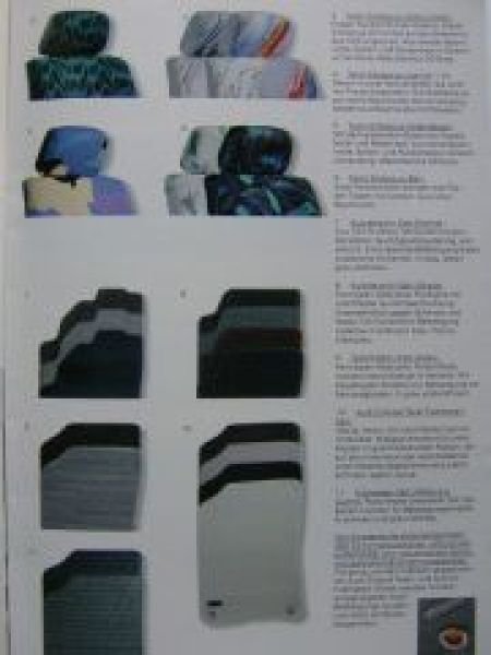 Audi Zubehör Prospekt 1992/93 80, Coupe, Cabriolet,100 C4