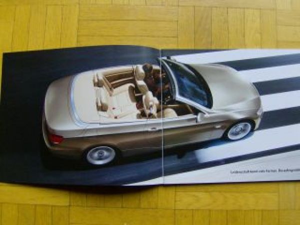 BMW 3er Cabrio 320i-335i+320d Prospekt 2007 E93