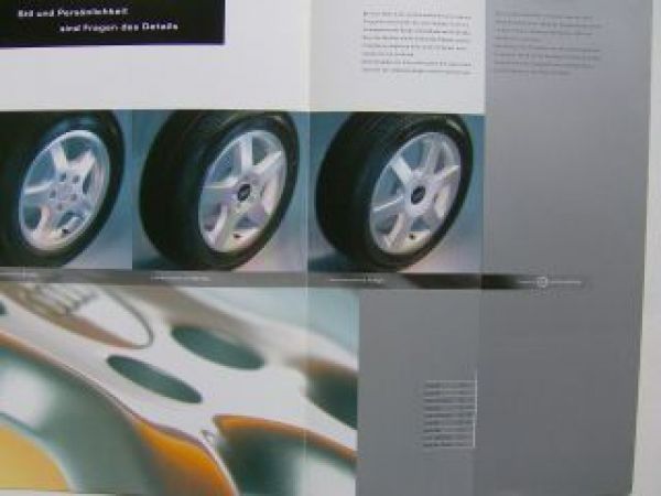 Audi Zubehör Leichtmetallräder Prospekt 5/1999 NEU