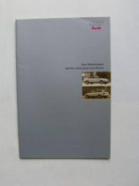 Audi Taxi/Mietwagen A6/A4 Limousine+Avant Prospekt 8/1999