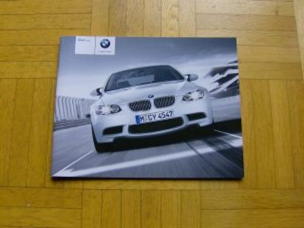 BMW Das neue M3 Coupe E92 Prospekt 2007 Vorstellung