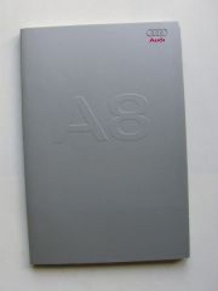 Audi A8 Prospektmappe +Preisliste November 2002 (4D2)
