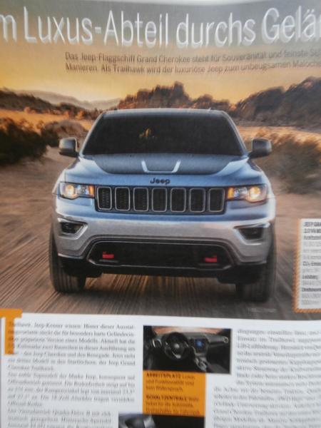 Auto Bild EXTRA Alfa Giulia,Fiat Tipo, Fullback, Abarth 124 Spider, Jeep 75th Anniversary Sonderdruck