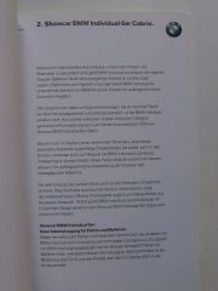 BMW M Presse-Information M5 V10 E60,6er E64 Cabrio Individual