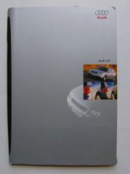 Audi A3 (8I) Prospektmappe UK Englisch +pricelist July 1999