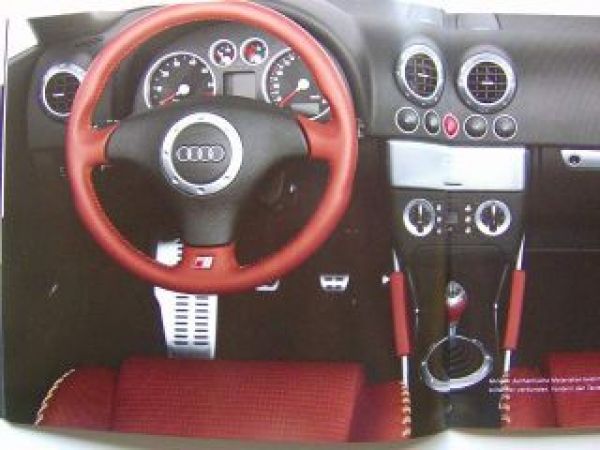 Audi TT Coupe & Roadster Prospektmappe April 2003 NEU