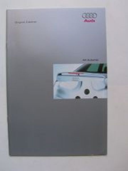 Audi A4 Zubehör Prospekt Juli 1999 NEU