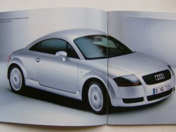 Audi TT Coupe Prospekt Englisch UK Linkslenker Juni 1998