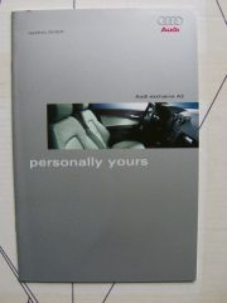 Audi personally yours exclusive A3 Prospekt September 2003