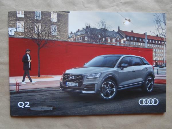 Audi Q2 1.0 TFSI ultra 1.4TFSI 2.0 TFSI quattro 1.6 TDI 2.0TDI quattro +sport +design  Typ GA April 2017