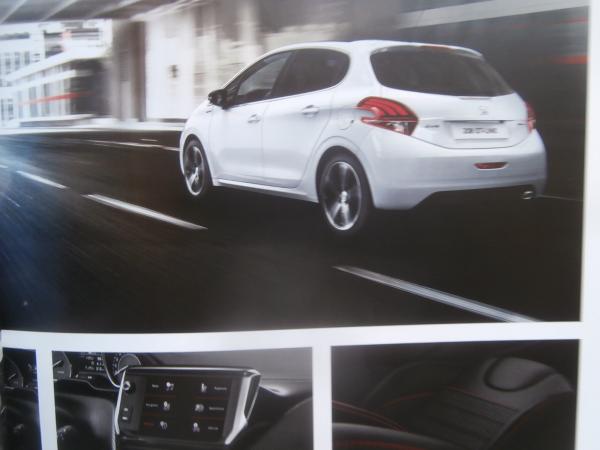 Peugeot 208 +GT-Line Prospekt November 2018 Active Signature Allure +Preisliste