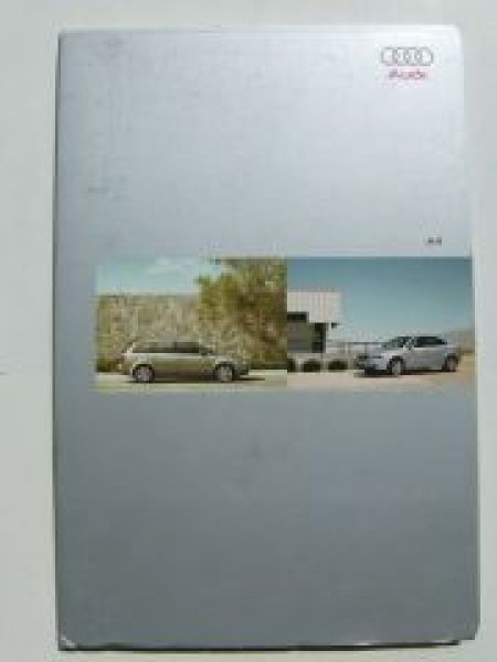 Audi A4 Limousine & Avant Prospektmappe September 2003