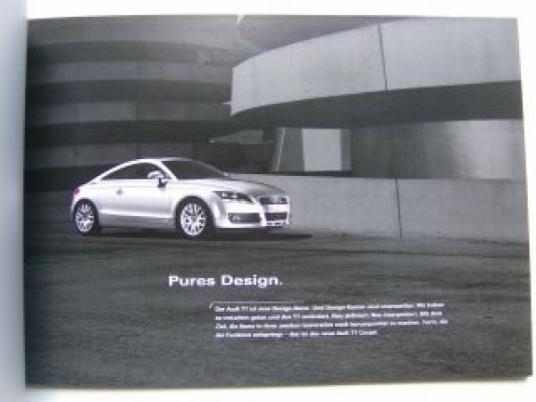Audi TT Coupe Prospekt +Preisliste April 2006 NEU