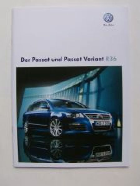 VW Passat +Variant (3C) R36 Prospekt März 2008