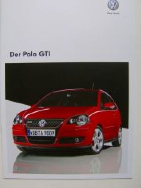VW Polo GTi Prospekt Oktober 2008 NEU
