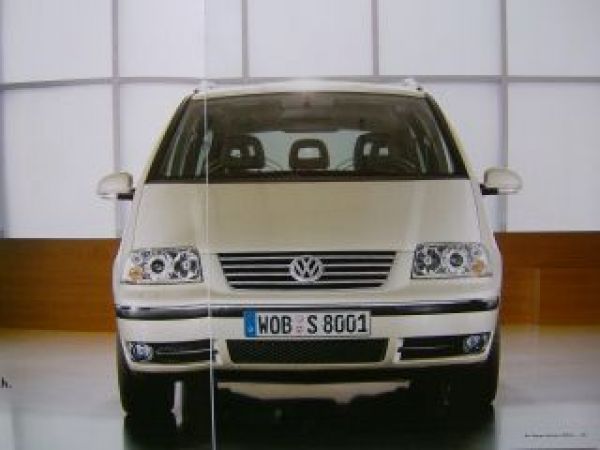 VW Sharan Exclusive Edition Prospekt +Preise Mai 2008 NEU