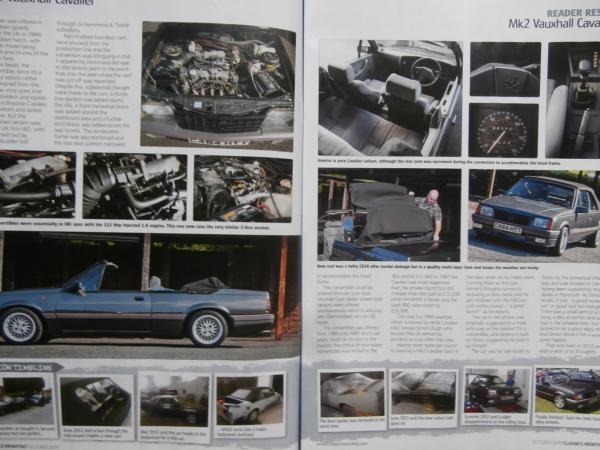 Classics Monthly 20 Years MGF, Volvo Amazon,Cavalier Cabrio, TR4, XJS,Cortina Savage