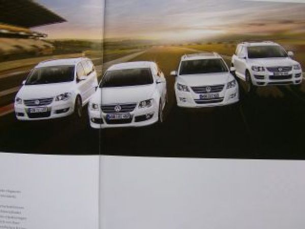 VW R-Line Sportliche Ausstattungspakete Prospekt Oktober 2008