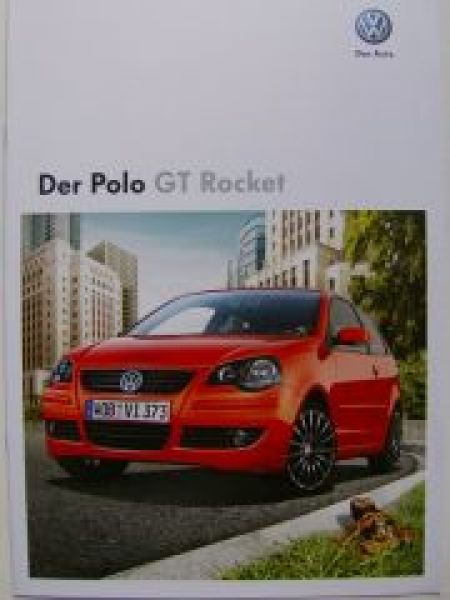 VW Polo GT Rocket Prospekt  Juni 2008 NEU