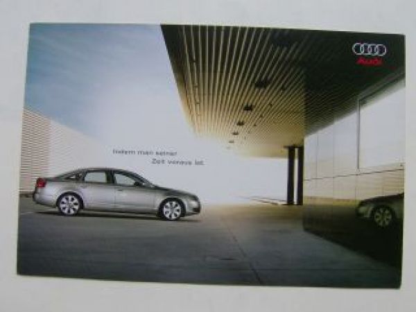 Audi A6 Limousine Prospekt Vorstellung (Typ 4F) Februar 2004