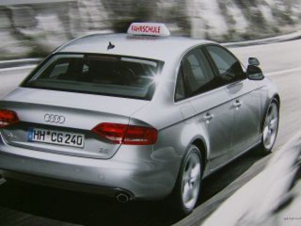 Audi Fahrschulfahrzeuge A3 Sportback, A4,A6 Prospekt Juni 2008