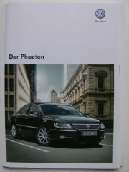 VW Phaeton Prospekt Mai 2007 +Preisliste Typ 3D2
