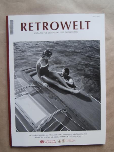 retrowelt Magazin für Lebensart und Fahrkultur 3/2016 McLaren 570GT, 70 Jahre Vespa,Range Rover Defender,