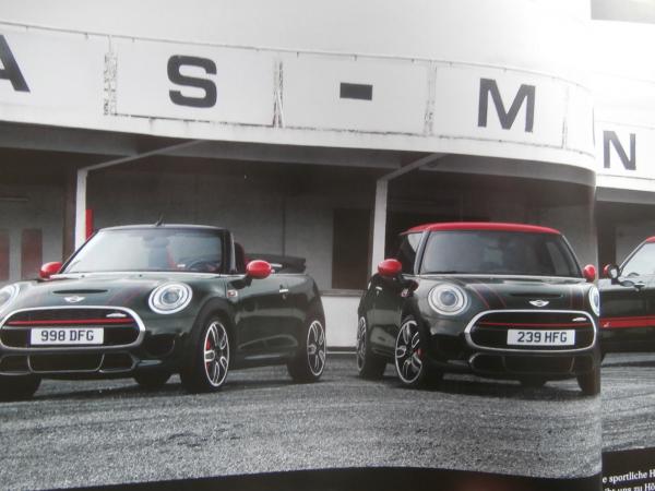 Mini John Cooper Works 3-Türer F56 Cabrio F57 Clubman F54 Countyman F60 September 2017